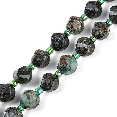 Natural African Turquoise(Jasper) Beads Strands G-L579-05A-1