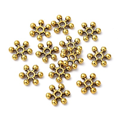 Tibetan Style Alloy Spacer Beads X-TIBEB-1171-AG-LF-1
