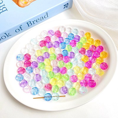 Transparent Acrylic Beads OACR-L016-17-1