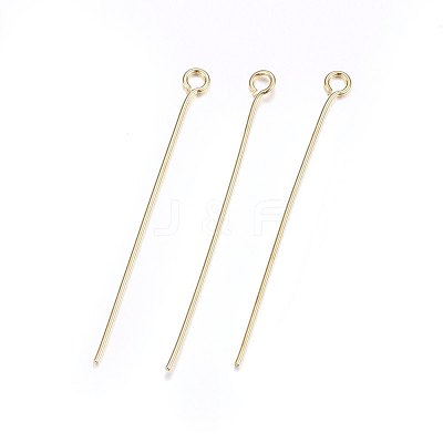 304 Stainless Steel Eye Pins X-STAS-F174-10G-C-1