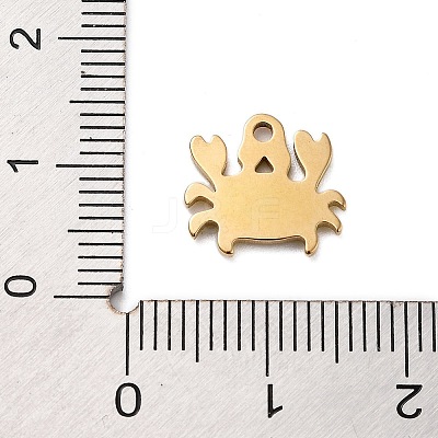 Ion Plating(IP) 201 Stainless Steel Charms STAS-A101-01A-04G-1
