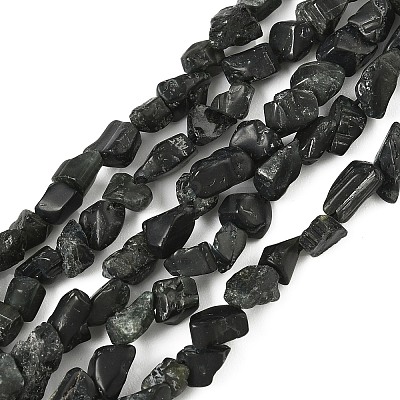 Raw Rough Natural Black Tourmaline Beads Strands G-M453-A01-02-1