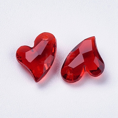 Transparent Acrylic Charms X-MACR-G055-11mm-41X-1
