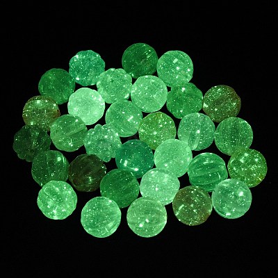 Luminous Transparent Acrylic Beads LACR-S001-02-1