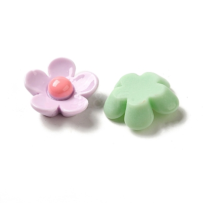 Opaque Resin Decoden Cabochons RESI-Z021-03-1