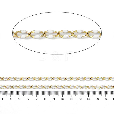 Ion Plating(IP) 304 Stainless Steel Dapped Chains AJEW-Q150-09G-07-1