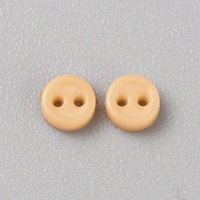 Mini Resin Button FIND-WH0260-26H-1