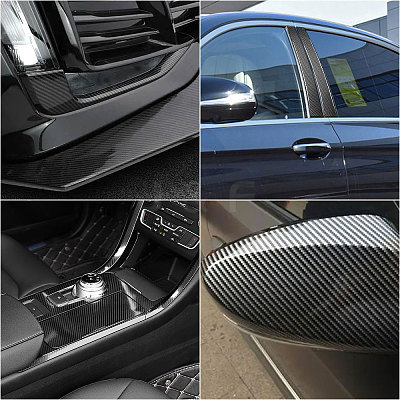 PVC Car Auto Fibre Sticker Vinyl Wrapping Film DIY-CA0006-80-1