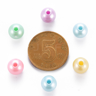 Opaque Acrylic Beads MACR-S370-H8mm-1