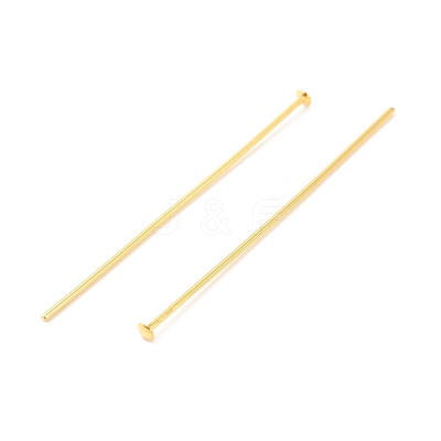 Brass Flat Head Pins KK-F824-114D-G-1