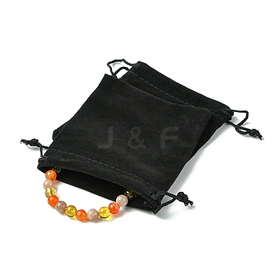 30Pcs Rectangle Velvet Pouches TP-FS0001-02A-1