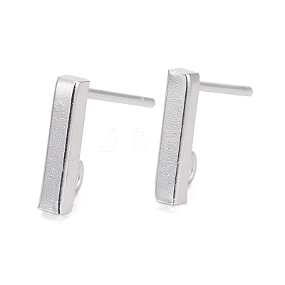 304 Stainless Steel Stud Earring Findings STAS-G224-21S-03-1