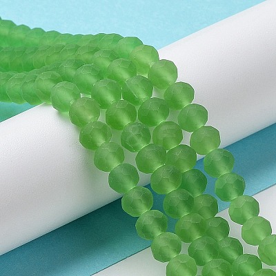 Transparent Glass Beads Strands EGLA-A034-T8mm-MD11-1