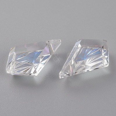 Embossed Glass Rhinestone Pendants GLAA-J101-01B-001MO-1