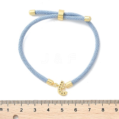 Adjustable Nylon Cord Bracelets X-BJEW-C096-01G-10-1