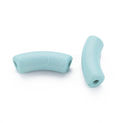 Opaque Acrylic Beads MACR-S372-001B-13-4809-1