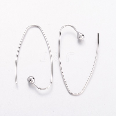 Brass Earring Hooks X-EC063-NF-1