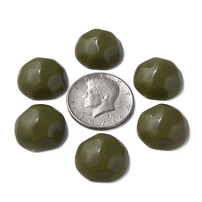 Opaque Acrylic Cabochons MACR-S373-138-A10-1