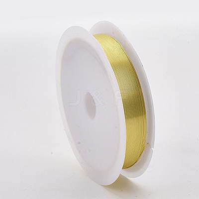 Round Copper Jewelry Wire CWIR-Q006-0.5mm-G-1
