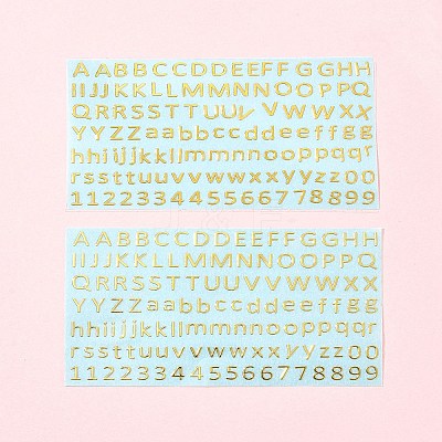 3PCS Brass Self-Adhesive Picture Stickers DIY-SF0008-10-1