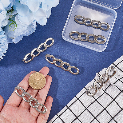 6Pcs Chain Shape Alloy Adjustable Jean Pins AJEW-GF0009-70P-1