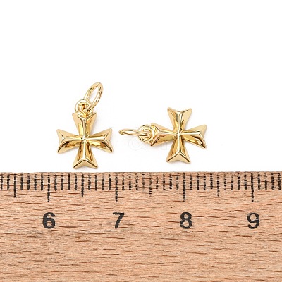 Brass Pendants KK-D019-02D-G-1