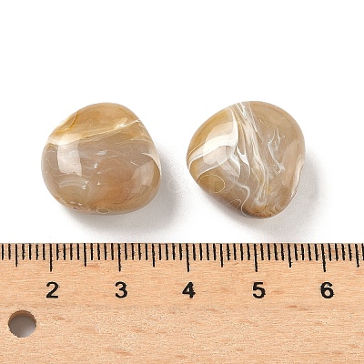 Acrylic Imitation Gemstone Beads MACR-K359-74B-1