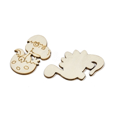 25Pcs Unfinished Wood Cutouts WOOD-P020-01C-1