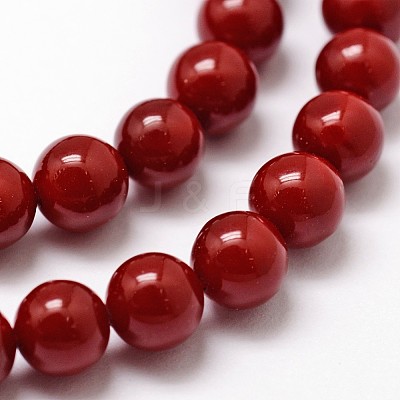 Shell Pearl Beads Strands LS-BSHE-L026-01-4mm-1