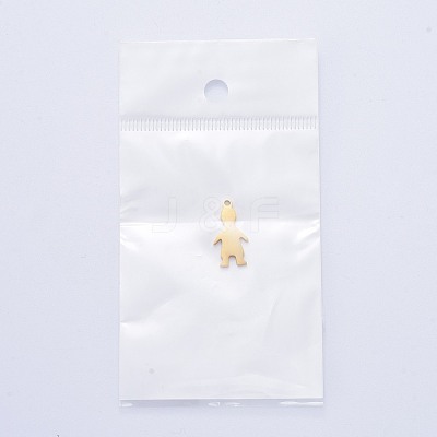 304 Stainless Steel Pendants STAS-I140-12G-1