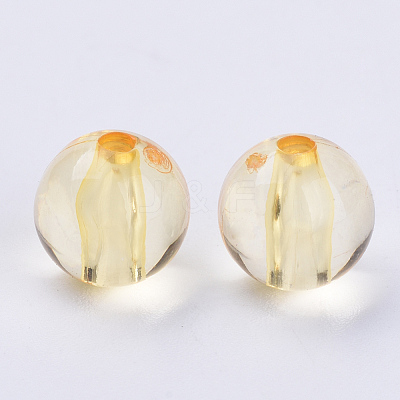 Transparent Acrylic Beads X-TACR-Q255-10mm-V-1