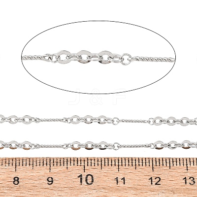 304 Stainless Steel Oval Link Chains CHS-H117-13P-1