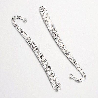 Tibetan Style Alloy Bookmarks TIBEP-33-AS-LF-1