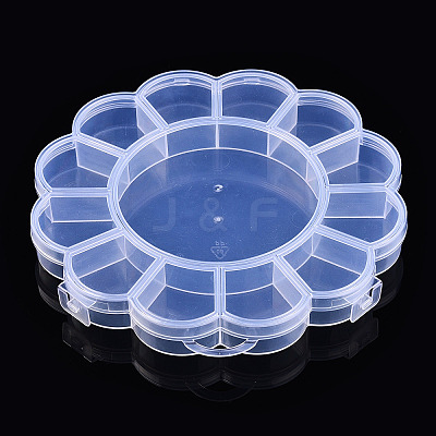 Transparent Plastic Bead Containers LS-CON-YW0001-12-1-1