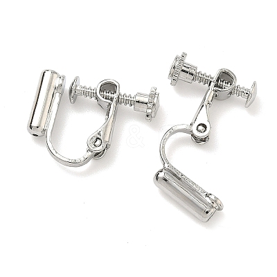Brass Screw On Clip-on Earring Converters Findings KK-A281-29P-1