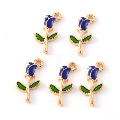 Alloy Enamel Pendants X-ENAM-S121-048C-1