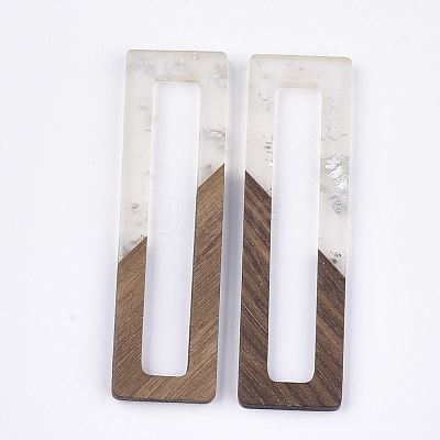 Resin & Walnut Wood Big Pendants RESI-S358-97I-1