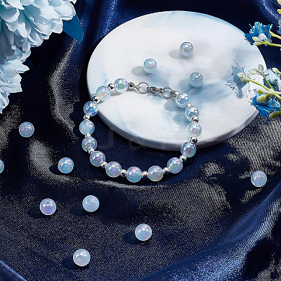 ABS Plastic Imitation Pearl Beads KY-BC0001-30-1