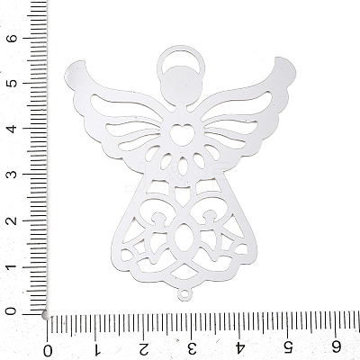 201 Stainless Steel Connector Charms SA-CBA5926-07-1
