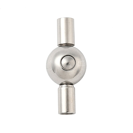 304 Stainless Steel Bayonet Clasps STAS-Z147-28P-02-1