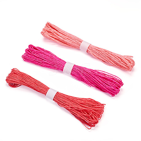 3 Bundles 3 Colors Paper Cords String OCOR-TA0002-15A-1