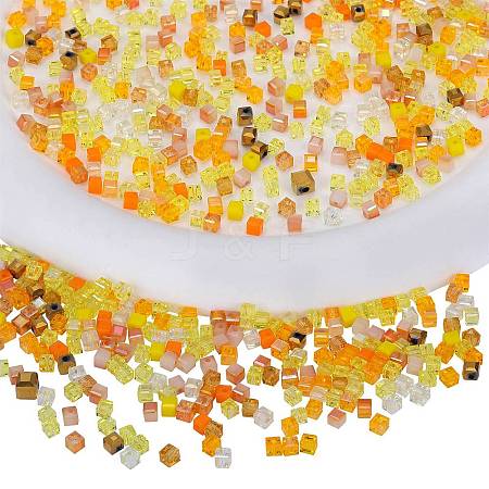 2 Bags Imitation Artificial Crystal Glass Beads GLAA-SZ0001-95A-04-1