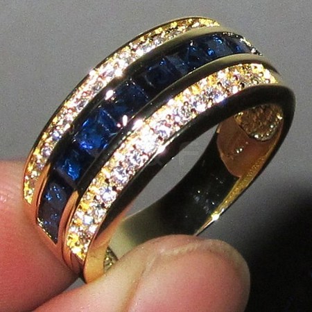 Unisex Brass Finger Rings RJEW-BB61658-C-1