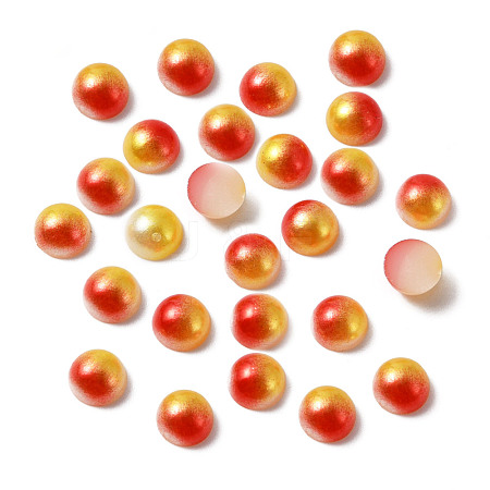 ABS Plastic Imitation Pearl Cabochons FIND-WH0038-44-1