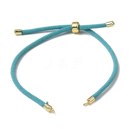 3MM Adjustable Round Nylon Braided Cord Bracelet Making FB-CBAA152-04G-38-1