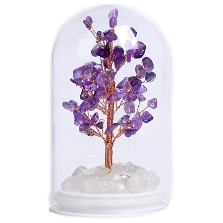 Natural Amethyst Tree of Life Decorations PW-WGF3F59-08-1