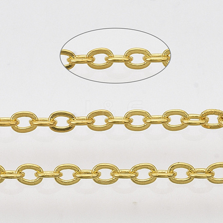 Brass Coated Iron Cable Chains CH-T002-05G-1