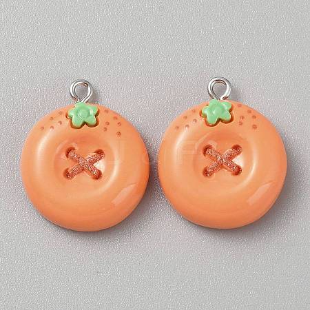 Opaque Resin Pendants LS-CRES-CJC0011-004G-P-1