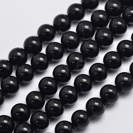 Natural Malaysia Jade Beads Strands G-A146-10mm-B10-1