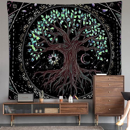 Mushroom Polyester Wall Tapestry MUSH-PW0001-102D-1